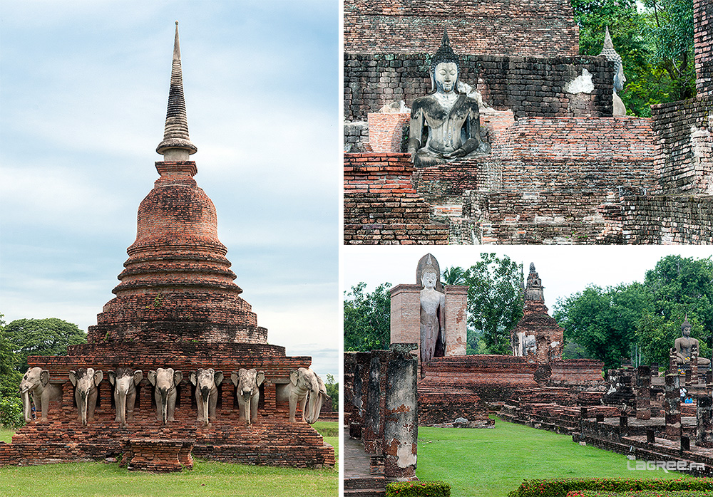 Le Wat Mahathat et le Wat Sorasak