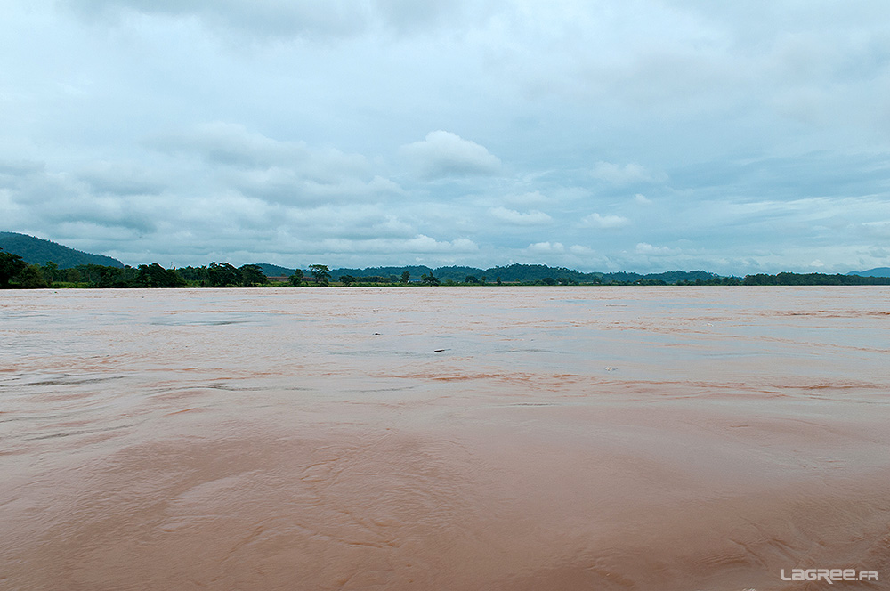 Le fleuve Mekong.