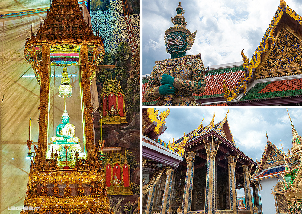 Wat Phra Kaeo, le temple du Bouddha d'émeraude