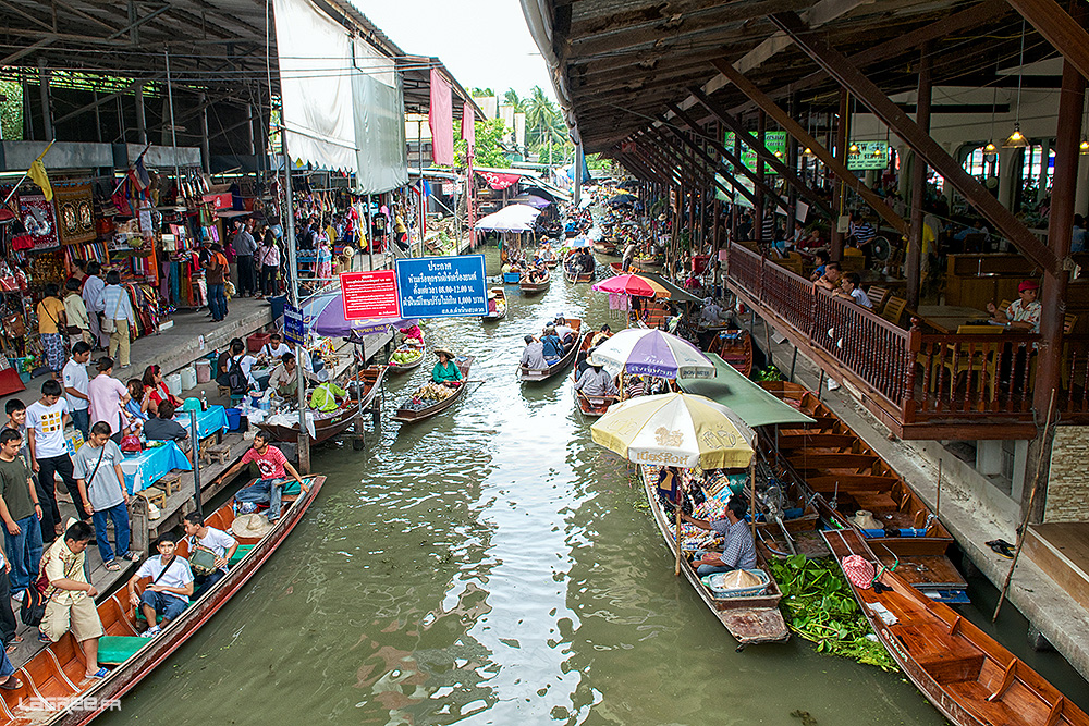 Marché flottant de Damnoen Saduak