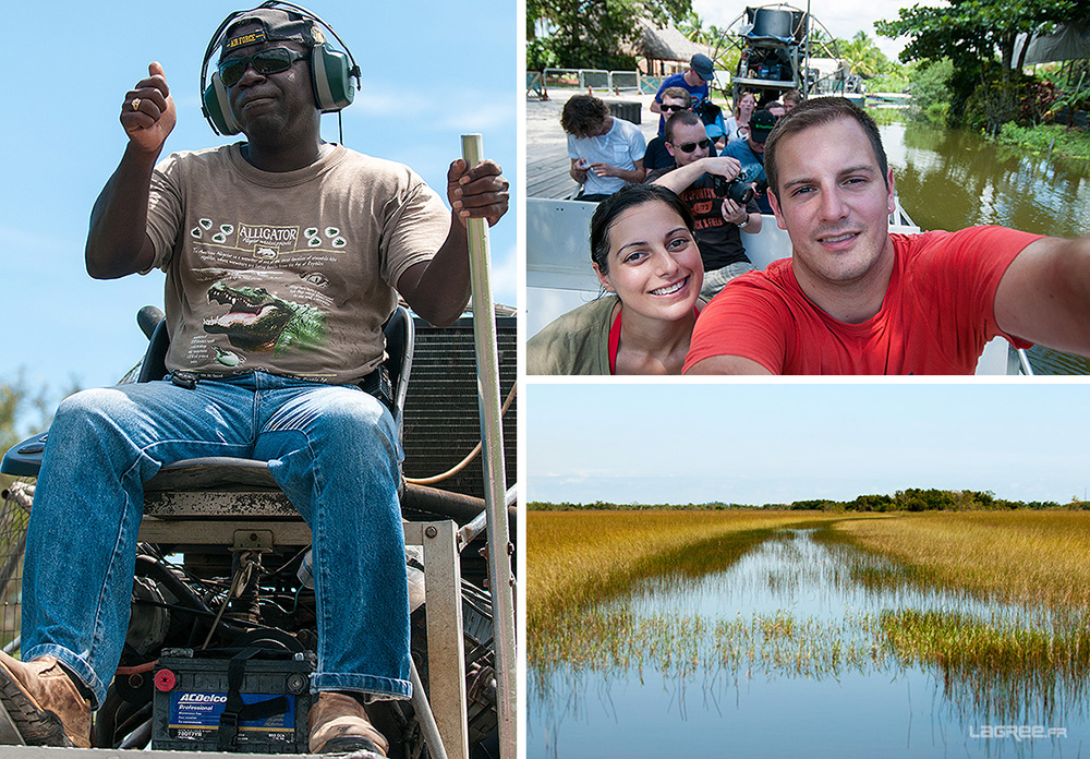 Balade humide en Airboat (hydroglisseur)