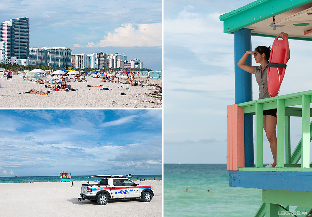 South Beach et les Miami Beach Ocean Rescue