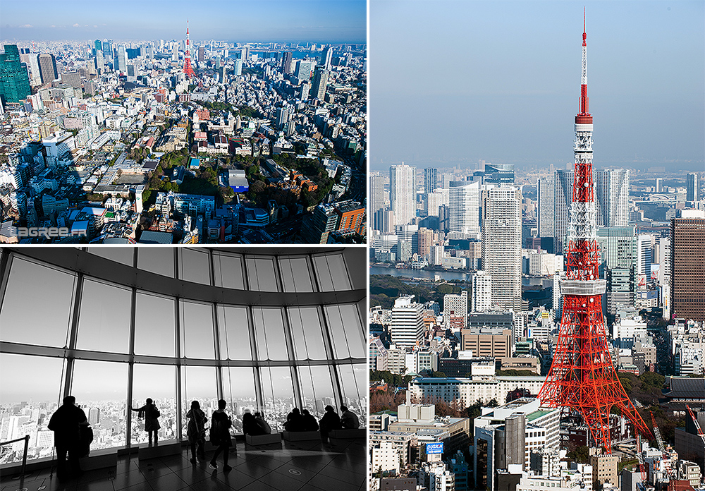 La tokyo Tower, vue de la Mori Tower