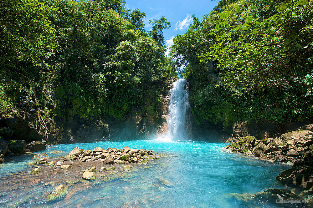 La catarata de Rio Celeste